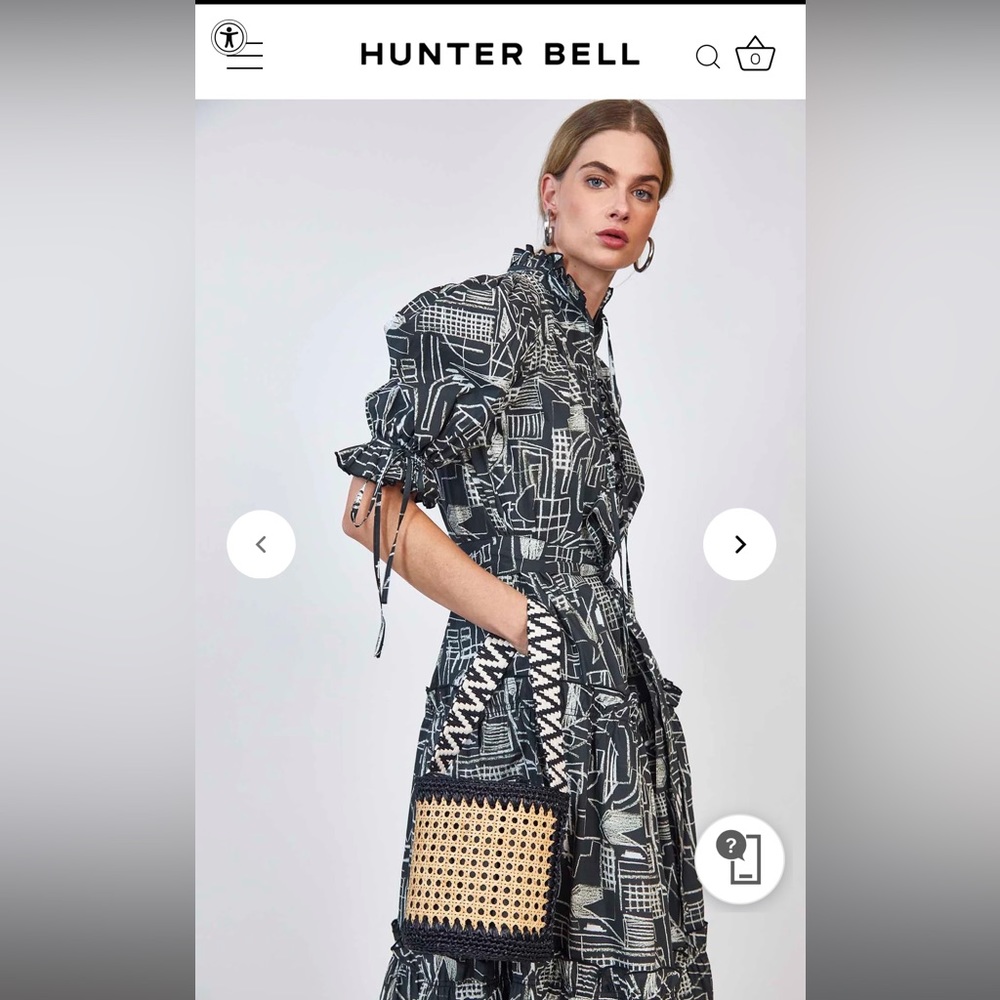 Hunter Bell Cane Bucket Bag